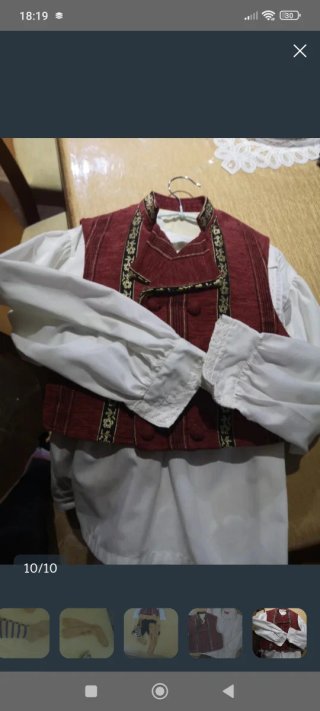Traje regional torrentí talla 4