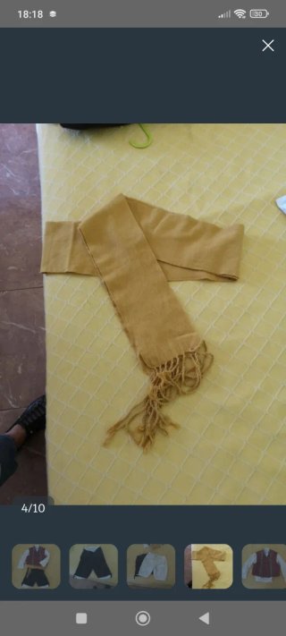 Traje regional torrentí talla 4