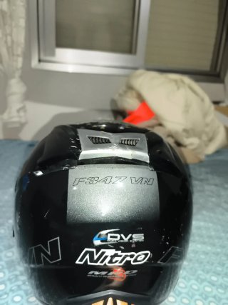 Casco de moto Nitro negro