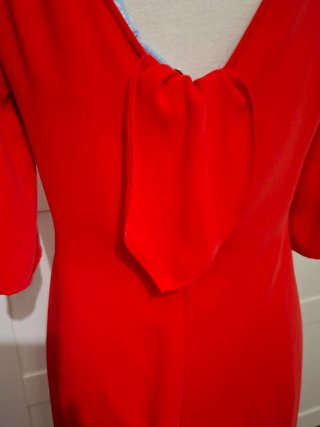 Vestido fiesta Alba Conde Talla 40 Rojo