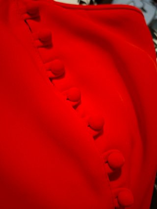 Vestido fiesta Alba Conde Talla 40 Rojo