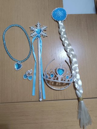 Disfraz Elsa Frozen y complementos