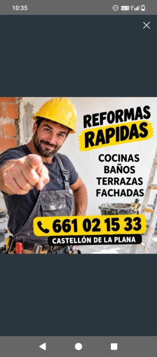 Reformas Integrales Castellón  Albañil Competente