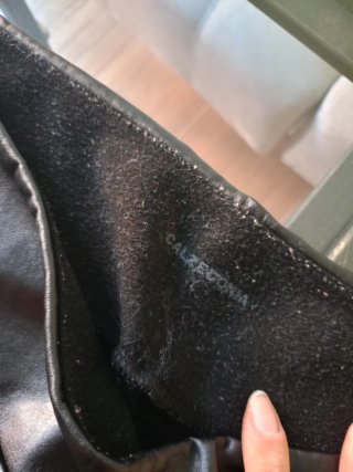 Pantalones de cuero negros