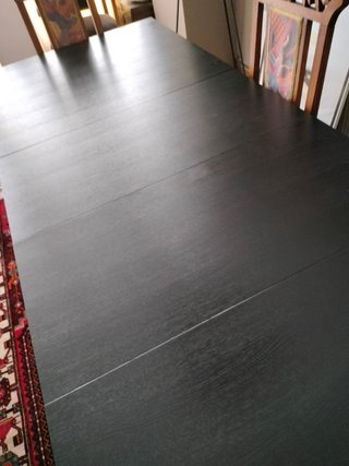 Tavolo da pranzo estensibile in legno wengé