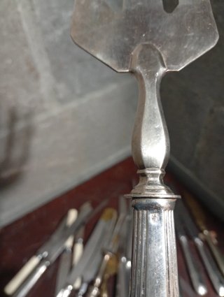 Cubiertos de plata francesa siglo XIX