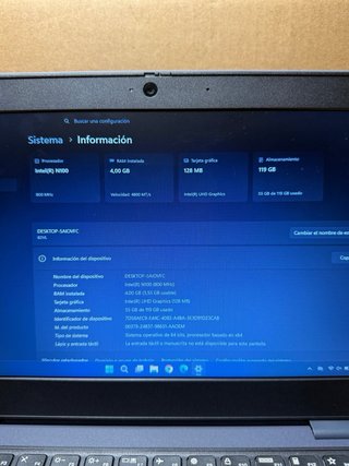 Portátil Lenovo 100w Gen 4 11.6 HD Intel