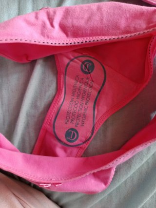 Conjunto lencería algodón rosa chicle