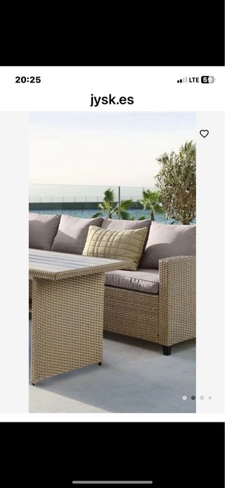 Cojines beige para muebles de exterior de jysk