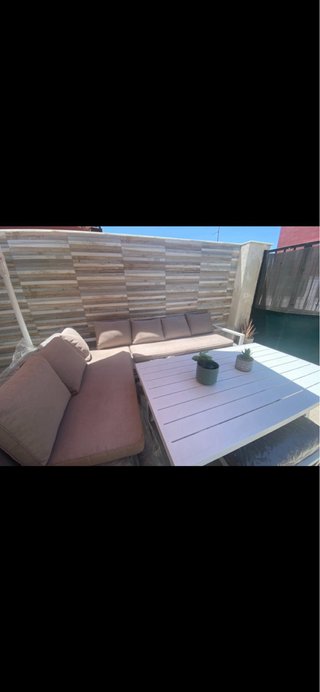 Cojines beige para muebles de exterior de jysk