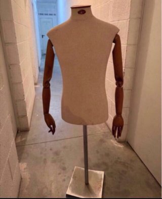 Maniquí Sastre con Brazos Articulados de madera