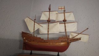 Maqueta Galeón Inglés Siglo XIII Madera