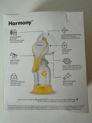 Sacaleches manual Medela Harmony