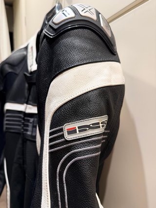 Mono de moto IXS Talla 54 Negro/Blanco