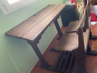 Pupitre antiguo de madera