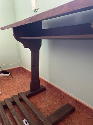 Pupitre antiguo de madera