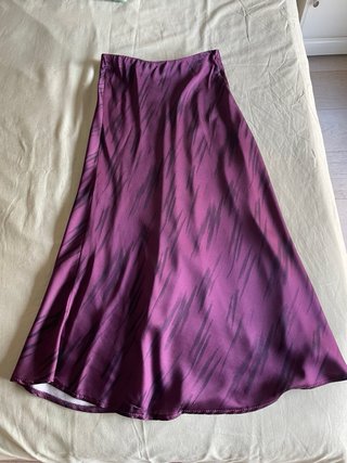 Falda satinada Le Velo talla única