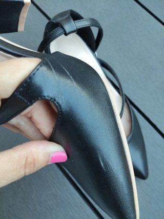 Zapatos de tacón negros talla 35