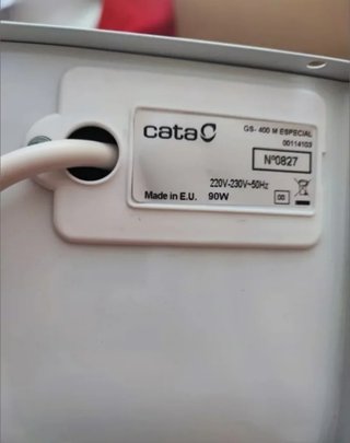 Extractor de humos Cata GS 400 P