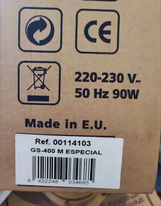 Extractor de humos Cata GS 400 P