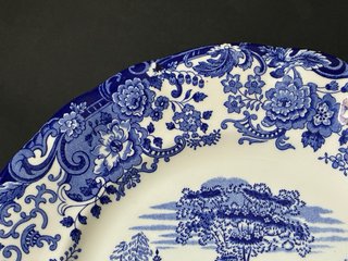 🇪🇸 Pickman Plato llano azul y blanco