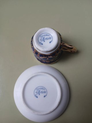 Precioso juego café/té miniatura porcelana