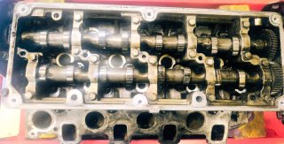 Culata 1.6 TDI con árboles de levas.