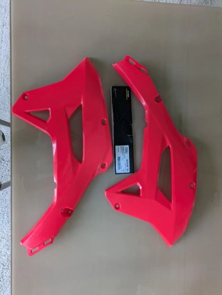 Plásticos Radiador Honda CRF450X Rojos Acerbis