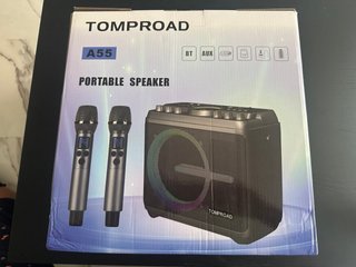 Máquina Karaoke Portátil con 2 Micrófonos
