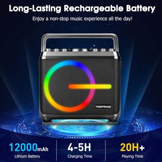 Máquina Karaoke Portátil con 2 Micrófonos