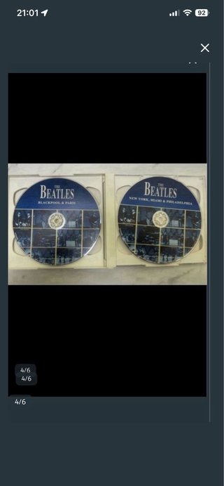 4 CDs Conciertos de The Beatles