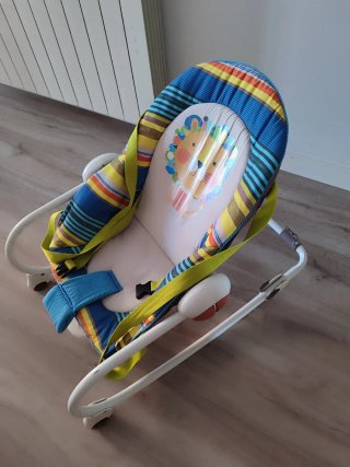Hamaca bebé con diseño de león