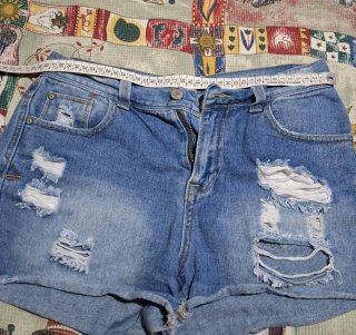 Pantaloncini jeans donna made in Italy taglia M