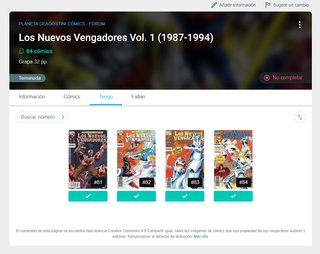 Los Nuevos Vengadores Forum COMPLETA