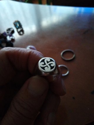 Lote de 5 anillos plata varios