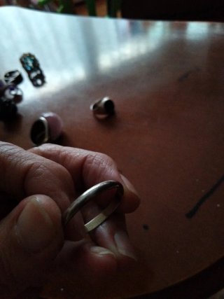Lote de 5 anillos plata varios