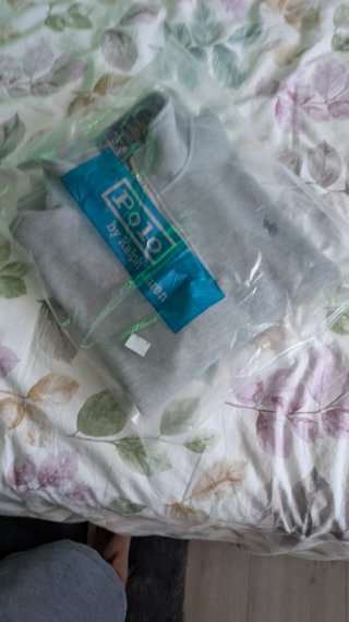 Jersey Polo Ralph Lauren Gris Media Cremallera