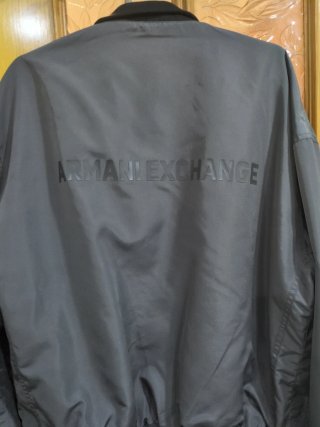 Bomber Armani Exchange Talla M Gris