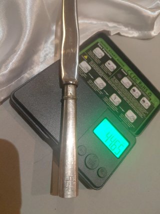 L 6 Cuchillos Antiguos con Mango de Plata (silver)