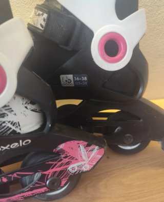 Patines Oxelo Blancos/Rosa Talla 36/38