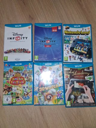 Lote 5 Juegos Wii U: Disney, Mario, Animal Crossin