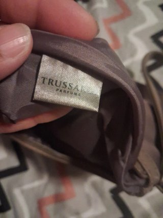 Bolso de mano Trussardi beige