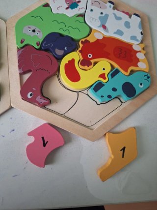 Puzzles de madera animales y dinosaurios