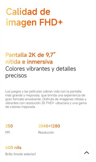 Redmi Pad 2 9.7 2K 120Hz Gris Grafito