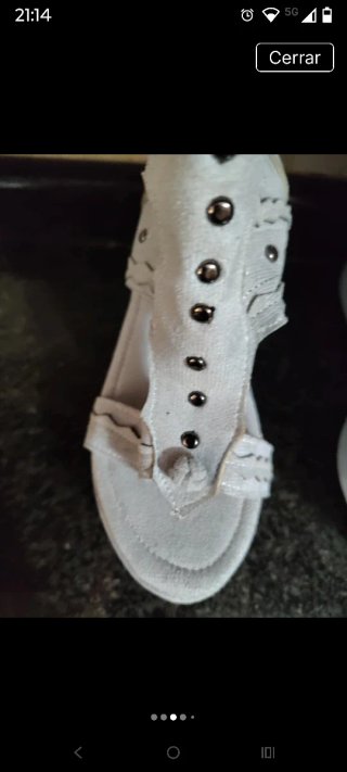 Sandalias Botín Cuña Gris