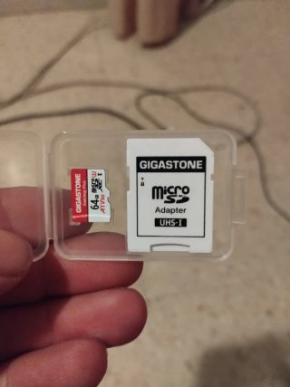 Tarjeta MicroSD Gigastone 64GB UHS-I A1 + Adaptado