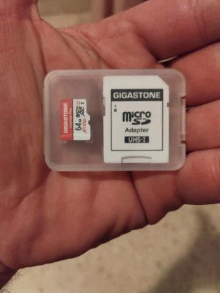 Tarjeta MicroSD Gigastone 64GB UHS-I A1 + Adaptado