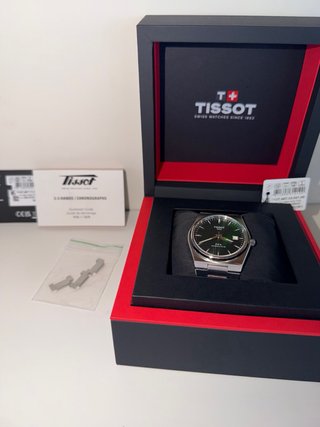Reloj Tissot PRX Powermatic 80 Hombre Verde