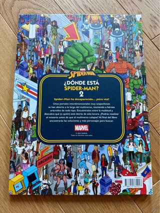 Libro Dónde está Spiderman2