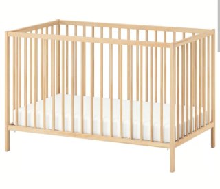 Cuna IKEA SNIGLAR madera natural